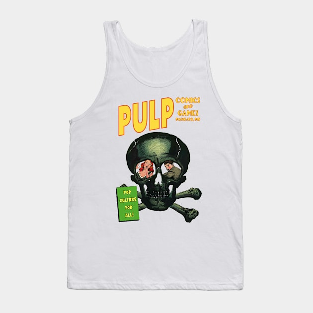 Pulp Skull Tank Top by PULP Comics and Games